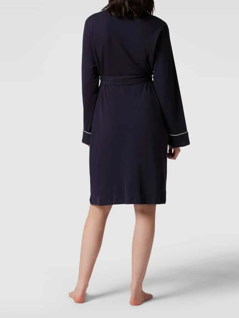 Lauren Ralph Lauren Badjas van katoen marineblauw, foto 3