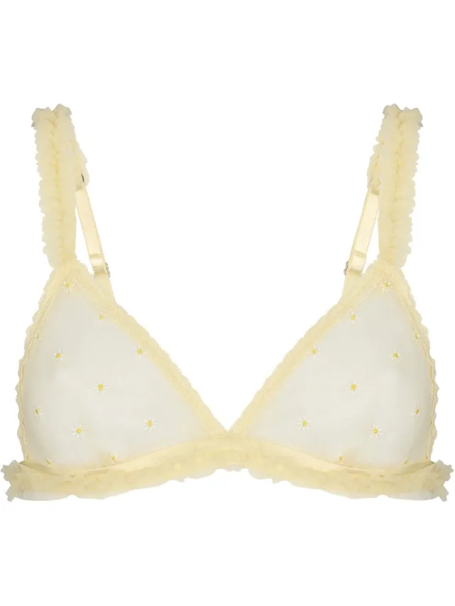 Hunkemöller Bralette Flora Geel