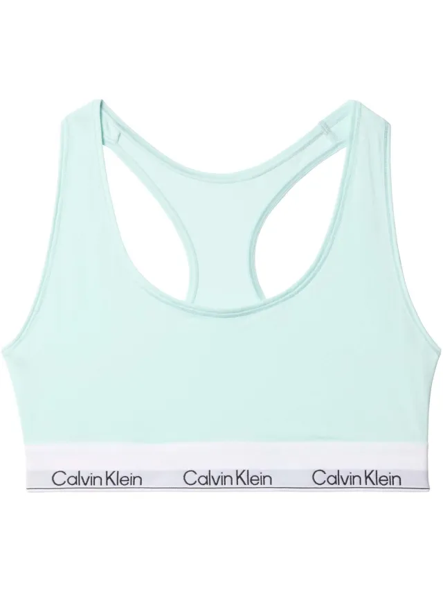 Calvin Klein Jeans unlined bralette groen