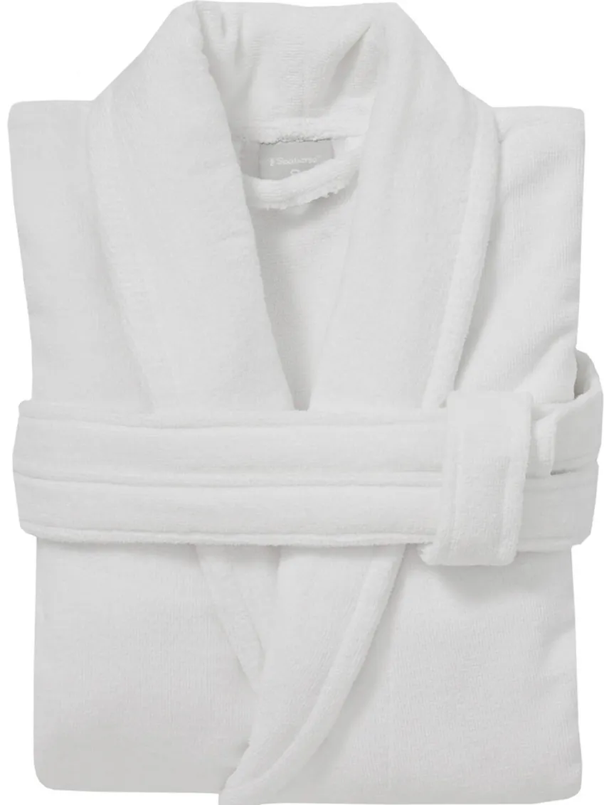 Seahorse unisex badstof badjas Pure wit, foto 3