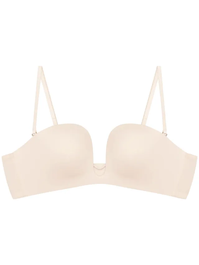 ESOTIQ Novelty - Push-upbeha - Crèmekleurig - 75D - Afneembare schouderbandjes