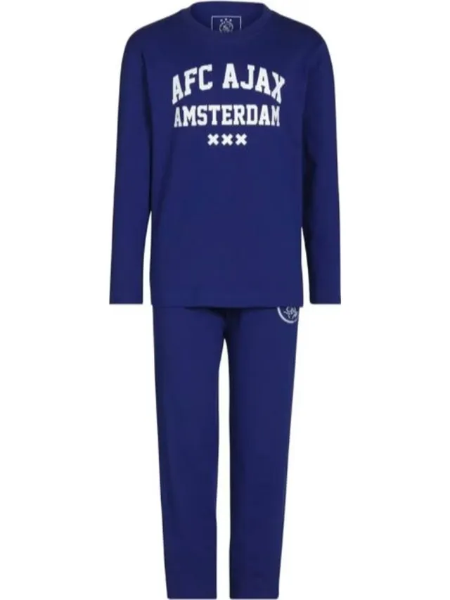 AFC Ajax Pyjama - Blauw - 100% katoen