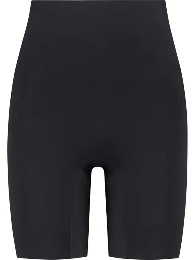Bye Bra gewatteerde shorts met uitneembare schuimvulling, corrigerende shapewear voor de billen, naadloos, VPL-vrij, gemaakt van gerecyclede microvezelstof, beige/zwart-XXL (zwart, XXL)