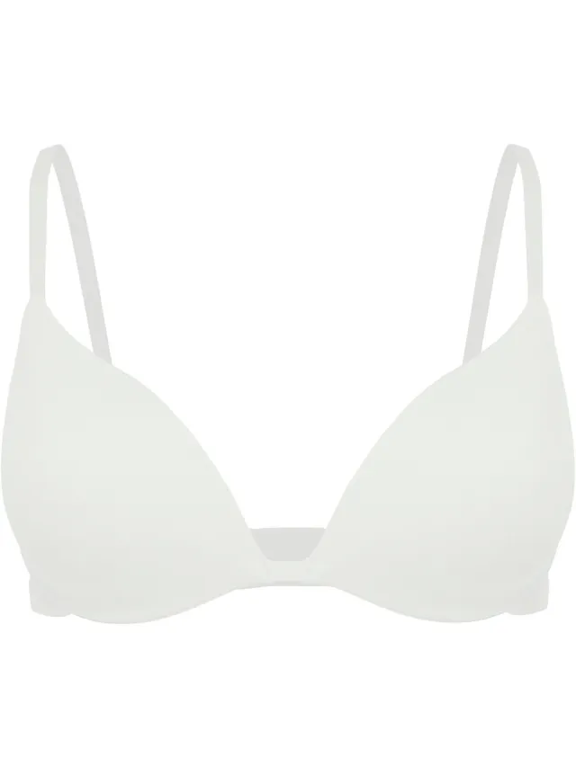 ESOTIQ Basic - Push-upbeha - Plunge - Crèmekleurig