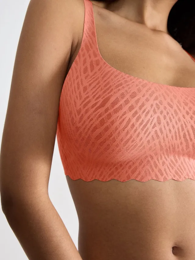 Sloggi Bustier ZERO Feel Bliss Top salmon