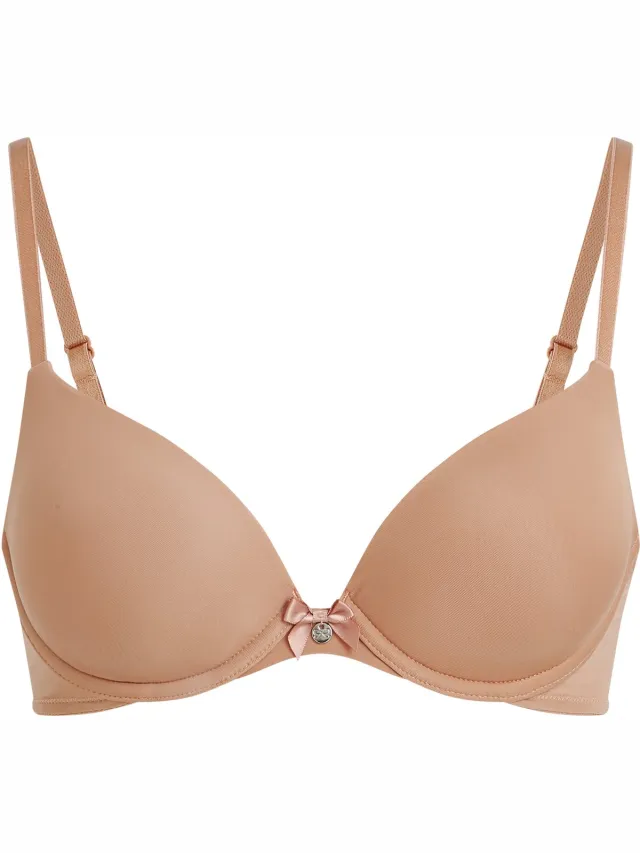Hunkemöller Dames Lingerie Voorgevormde beugel bh Plunge - Bruin