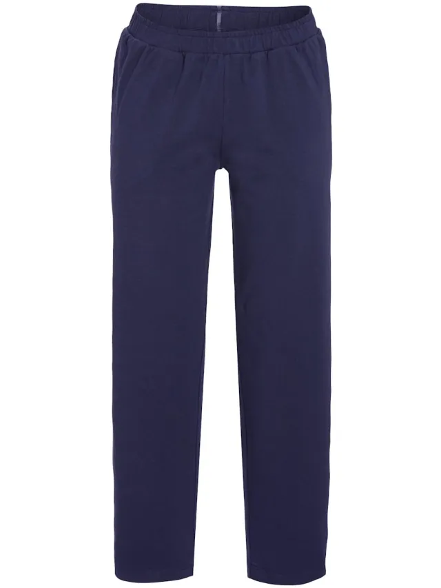 Ringella Minimalistische blauwe loungebroek Ringella - Blauw - Maat - 48