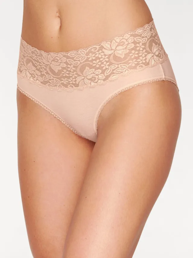 slip beige beige, wit, zwart