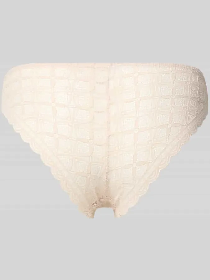 Jake*s Casual Slip met kant en strik offwhite, foto 3