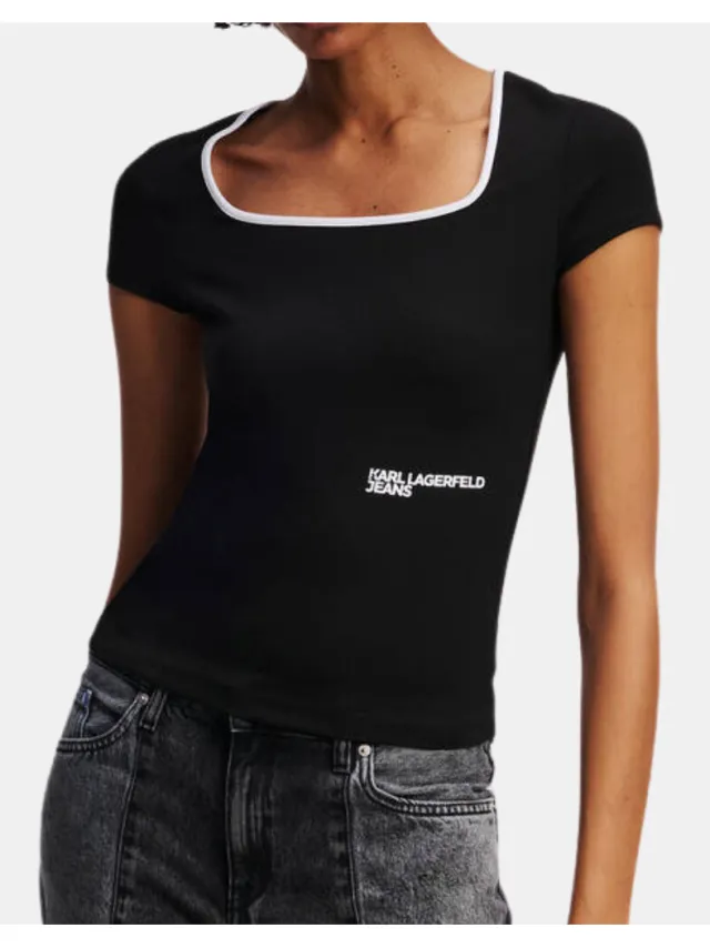 Karl Lagerfeld A3W17050 t-shirt zwart