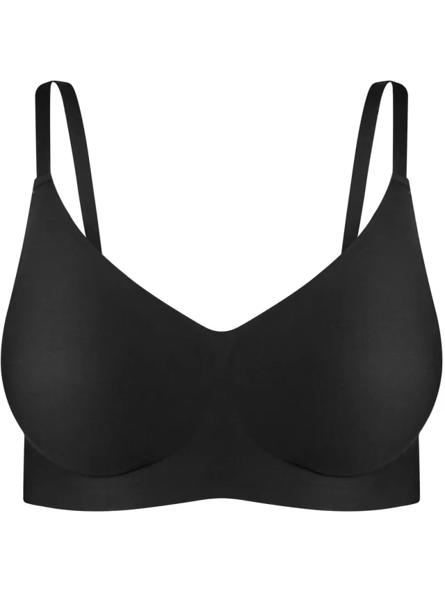 MAGIC Bodyfashion Magic Gloss Lage decollete - Diep uitgesneden hemd - Onderhemd met diepe hals - Singlet met diepe V-hals - licht corrigerend - Zwart /