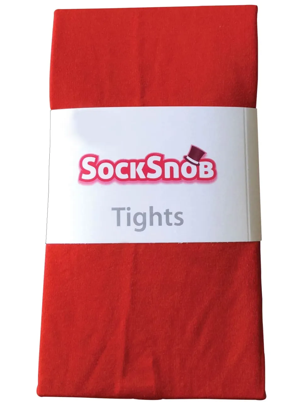 Sock Snob Dames 80 denier ondoorzichtige effen gekleurde panty's - Vuur Rood, foto 2