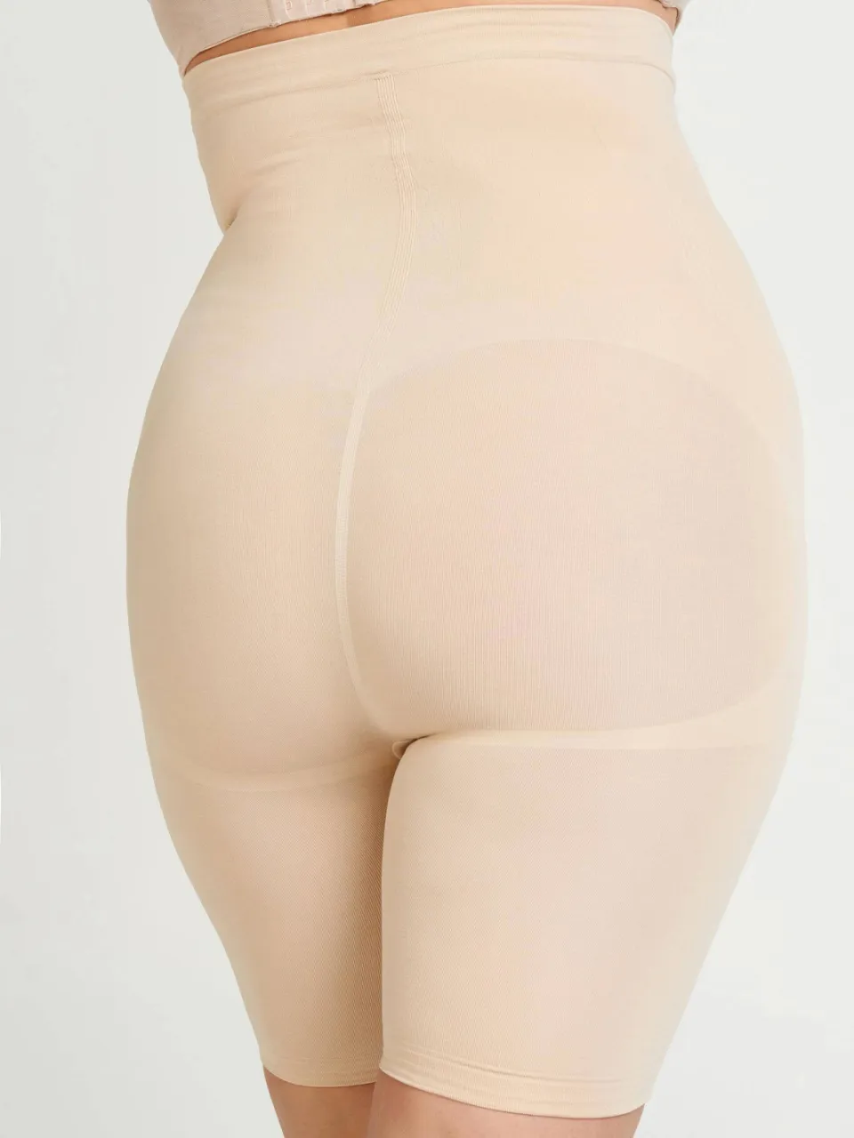 Zizzi high waist corrigerende short lichtbeige, foto 7