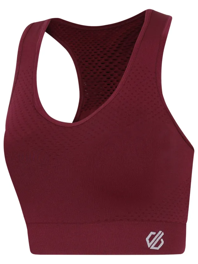 Dare 2b Vrouwen/dames Dont Sweat It Sportbeha (Afb.) Rood