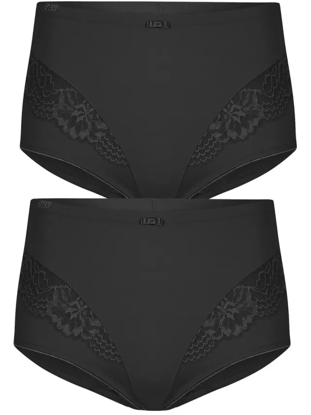Susa 2-pack corrigerende slip London zwart zwart