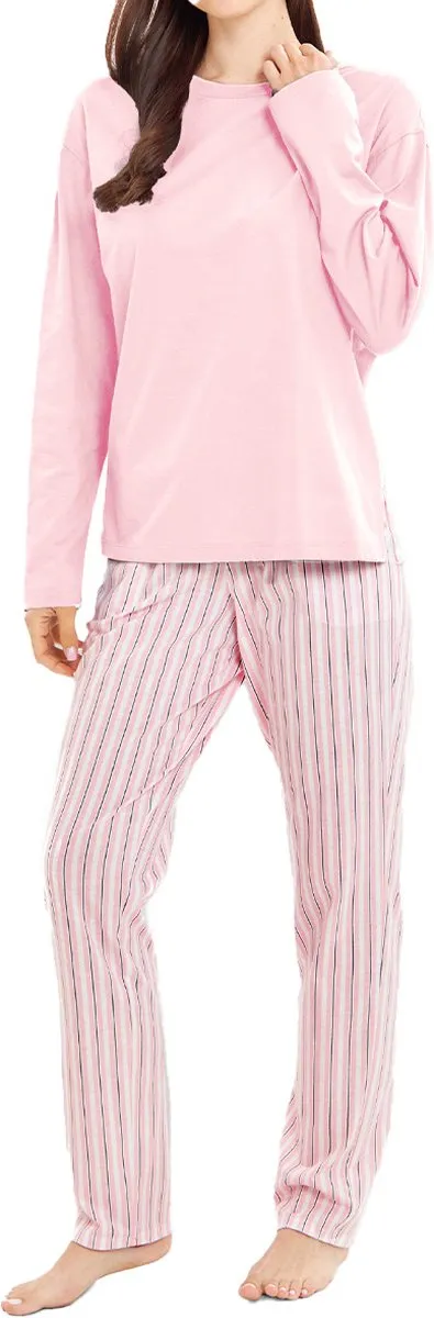 Rösch Dames pyjama Sleep & Relax rose