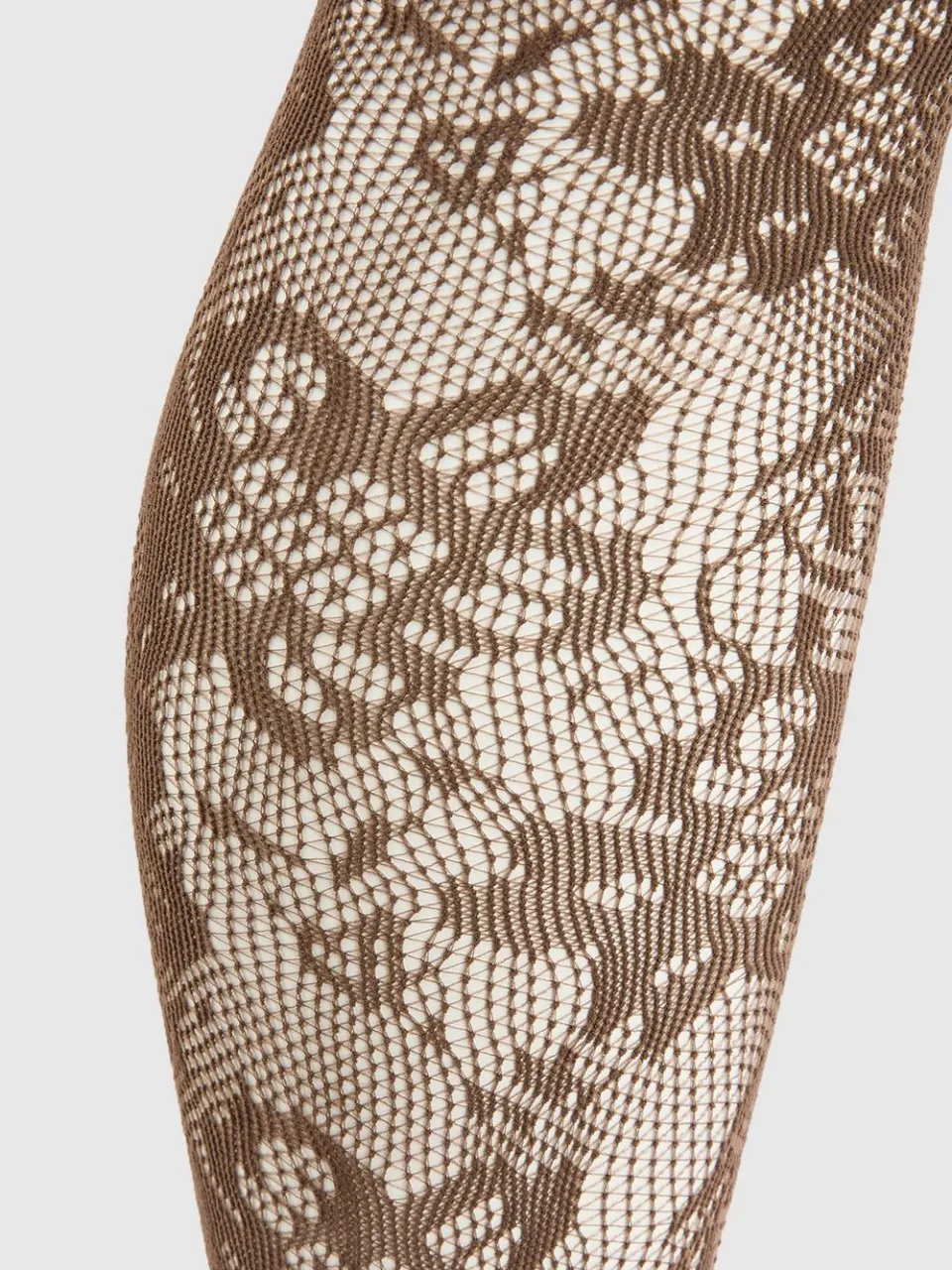 boohoo Dames Natuurkleurige Panty Met Verspreid Bloemenpatroon En Netstructuur natural, foto 3
