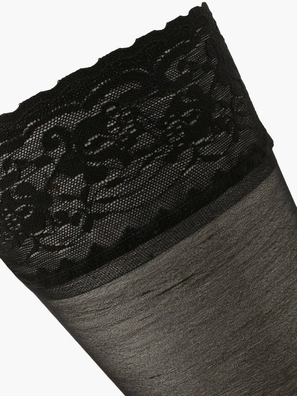 boohoo Dames Kanten Top Houdkousen zwart, foto 3