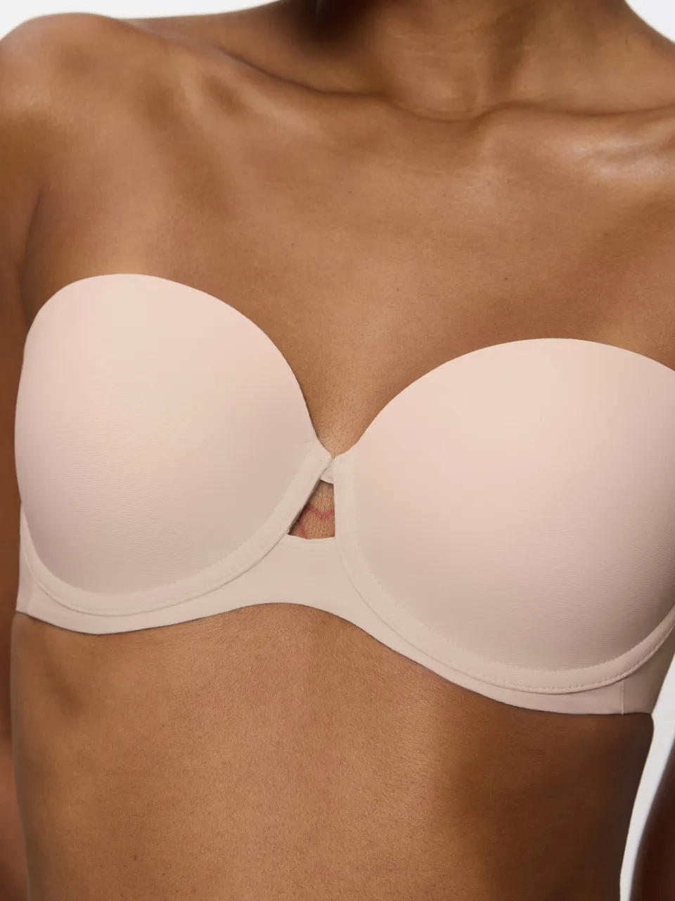 Triumph strapless T-shirt-bh met beugel lichtbeige, foto 4