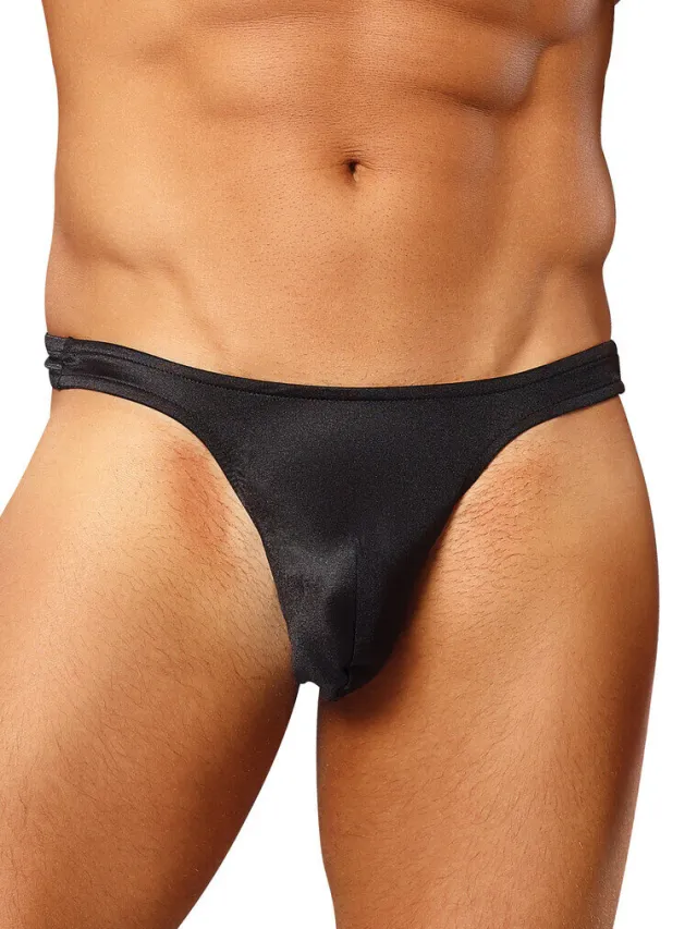 Male Power Bong Thong - Zwart
