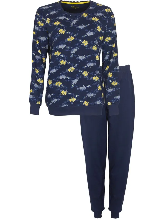 Tenderness Dames Pyjama - Nachtkleding - Donker Blauw