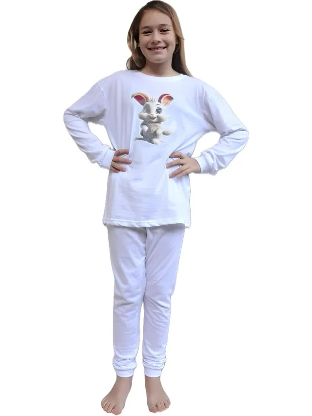 Tukk jammies Konijn pyjama wit