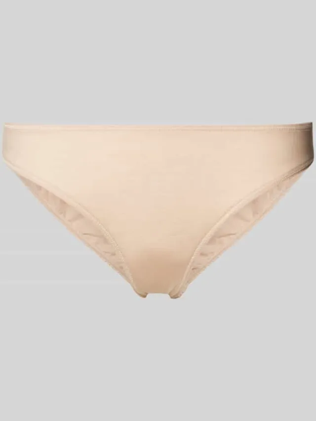 Hanro Slip met omzoomde boorden Beige