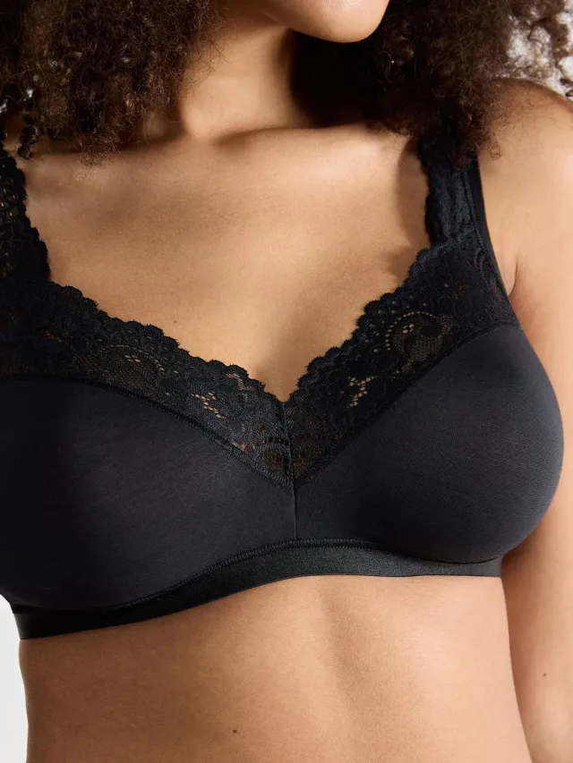 Sloggi Bralette Romance zwart