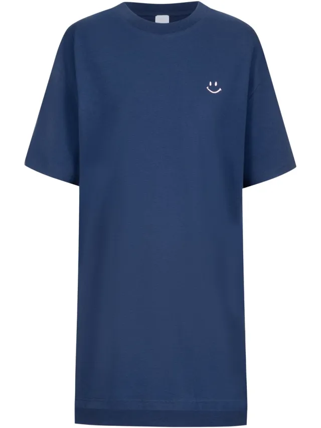 Mey Damen Slaapshirt Serie Solid Love Blue Zodiac