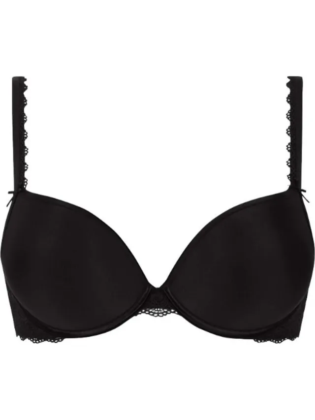 Mey Push up maximizer - Push up BH - Amorous - Kanten bh met beugel - Decollete BH - 85A - Zwart