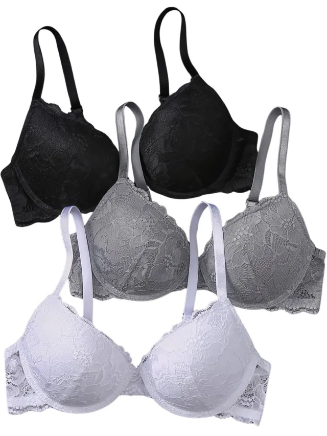 Currero BH Zonder Beugel - Strapless - Zonder Bandjes - Met Voorsluiting - Push-up Bh's - Comfort Beha - Comfortabel - Grote Sluiting - Veelkleurig - Cupmaat