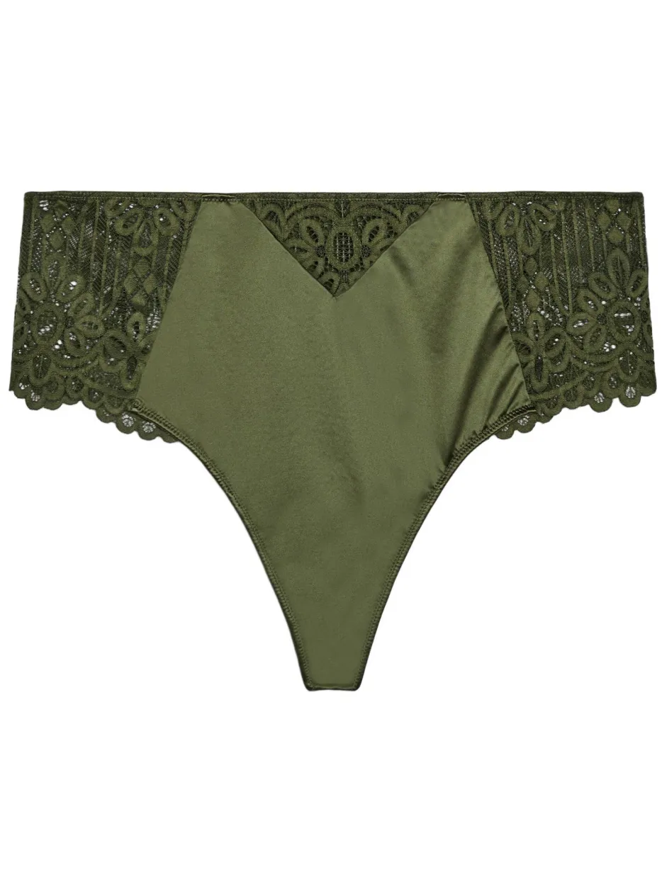 Zizzi LMERYEM string groen, foto 2