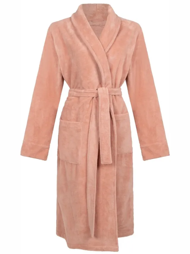 Linolux Cooper Unisex fleece badjas - Blosroze Blush