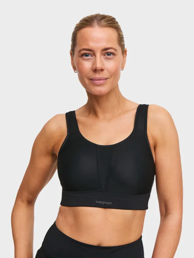 Swegmark level 3 sportbh Movement zwart, foto 4