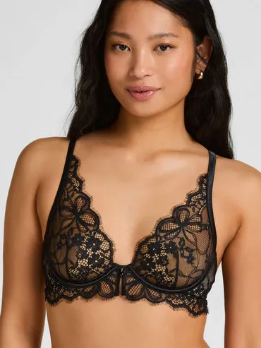 Hunkemöller Niet-Voorgevormde Beugel Bh Prina Zwart