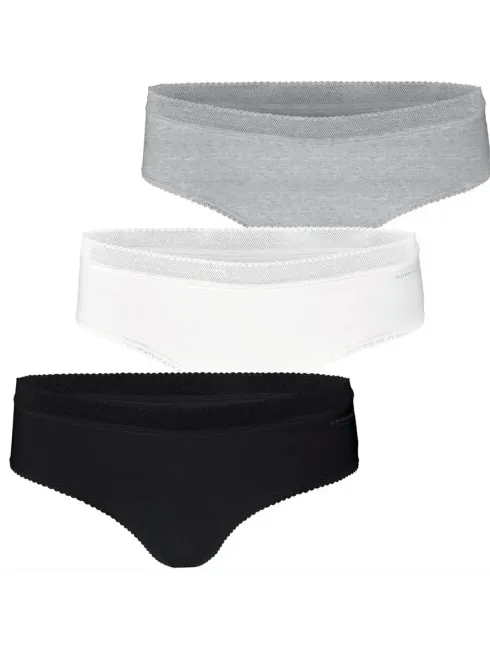 Björn Borg Dames core soft cotton stretch hipster 3p Grijs
