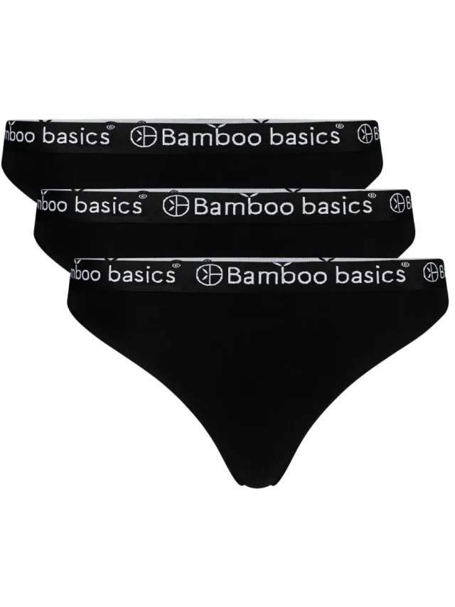 Bamboo Basics Emma string zwart, foto 2