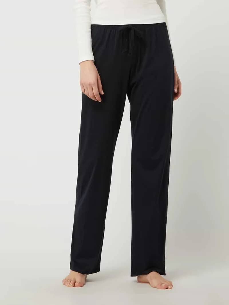 Hanro Comfortbroek van gemerceriseerd katoen, model 'Cotton Deluxe' zwart, foto 3