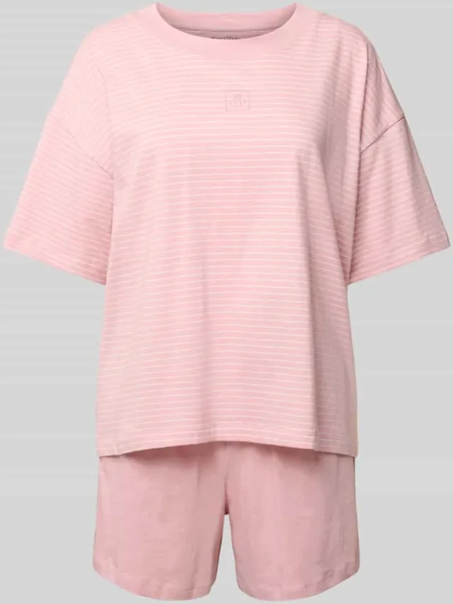 Marc O'Polo Regular fit pyjama van puur katoen Roze