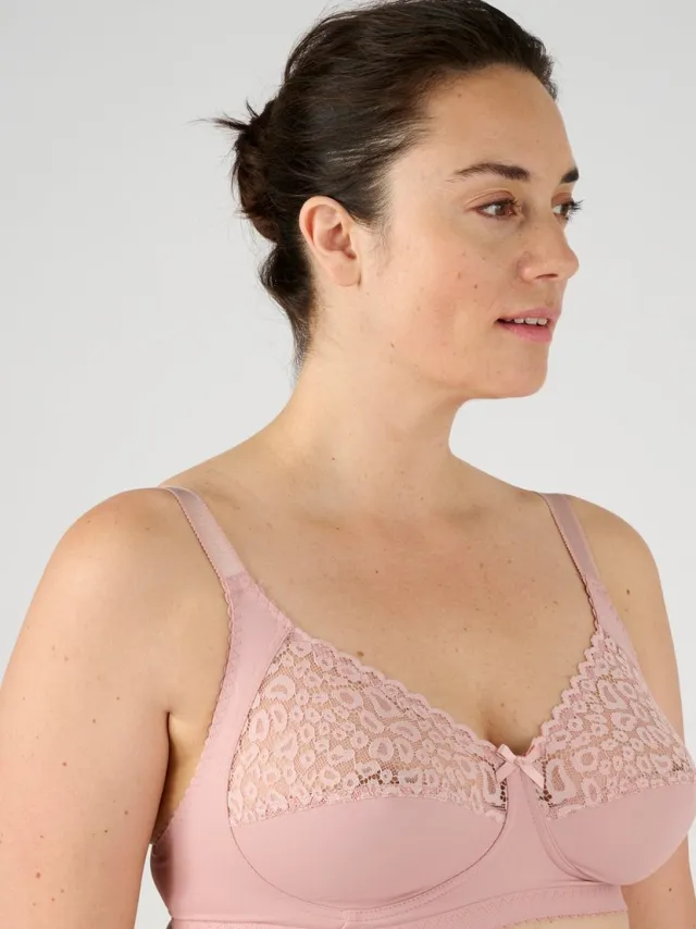 Damart Beugelloze beha, zeer goede ondersteuning - Dames - Roze - 105