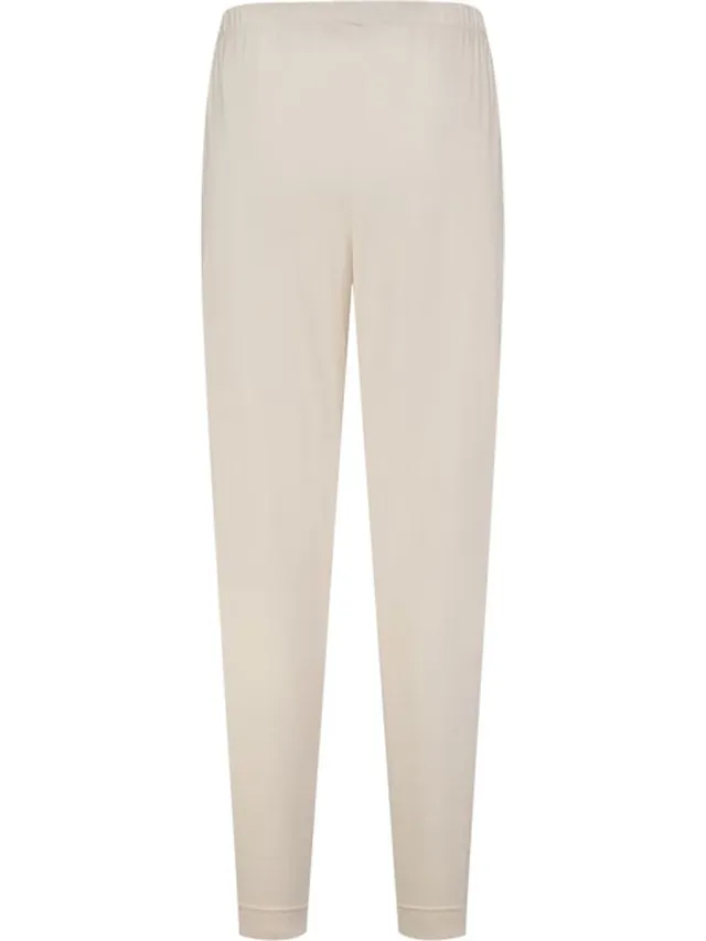 Yumeko pyjamabroek dames jersey sunrise wit l Sunrise White