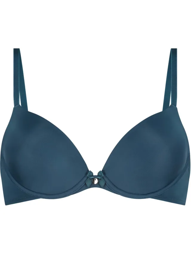 Hunkemöller Dames Lingerie Voorgevormde beugel bh Plunge - Blauw