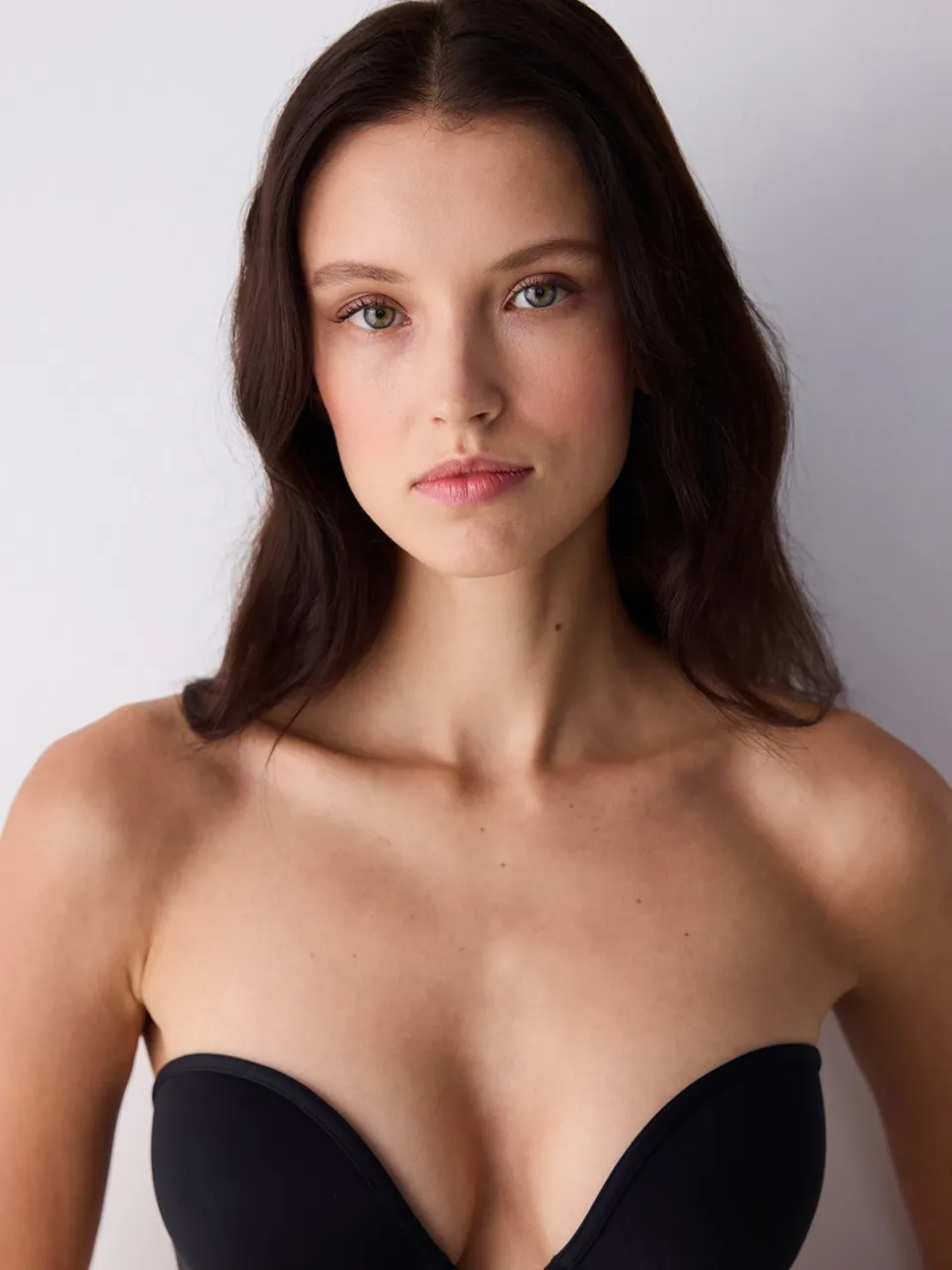 Penti Strapless Gebreide BH met Haak-en-Oog Sluiting zwart, foto 2