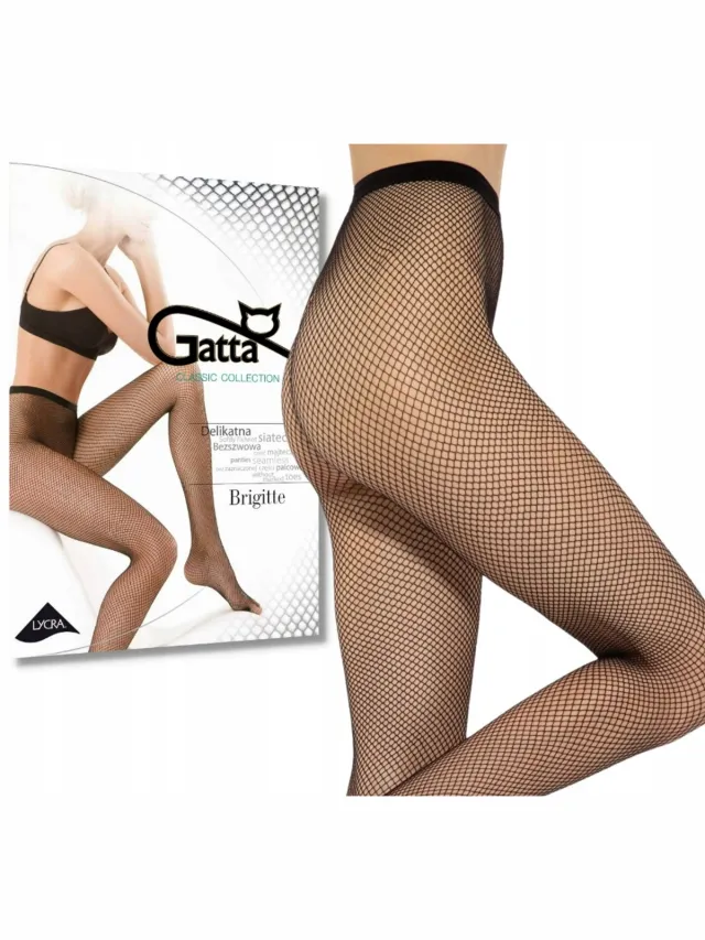 Gatta Brigitte – Panty Dames 10 DEN – Zwart – Visnet Panty –
