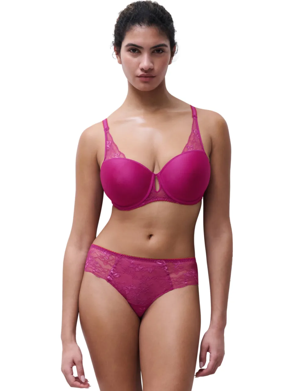 Chantelle Pulp Kiss voorgevormde plunge bh fuchsia