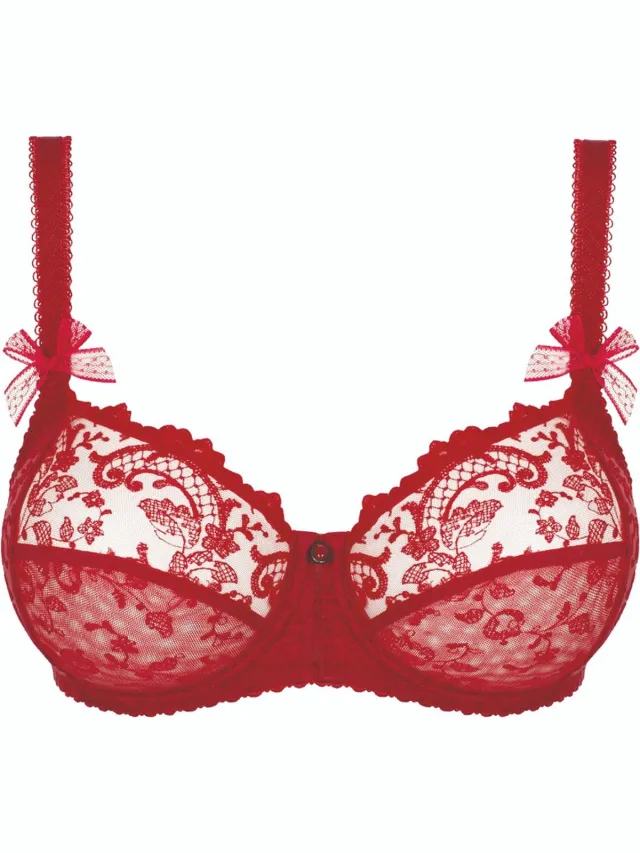 Empreinte bh zonder vulling gaby-90/105D rood