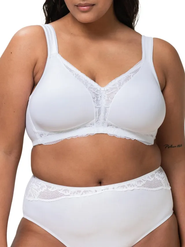 Triumph Bügelloser BH Modern Lace+Cotton wit