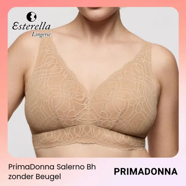 PrimaDonna Salerno Bralette zonder Beugel 0163536 Candy Ginger - maat EU 75C / FR Huid