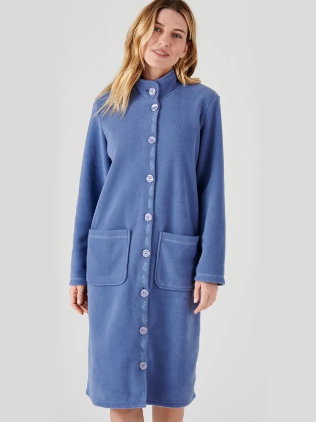 Damart Fleece kamerjas Thermolactyl - Dames - Blauw - 42-44 (M)