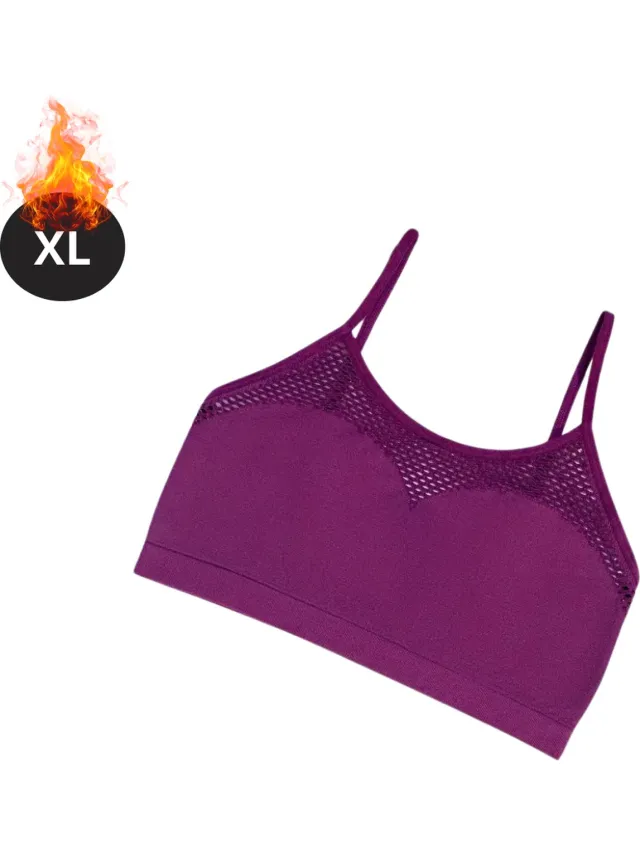 Nivard BH Zonder Beugel - Zonder Bandjes - Push-up Bh's - Comfort Beha - Comfortabel - Sexy - Donkerpaars